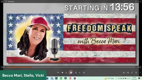 Freedom Speak with Becca Mari and Stella 9/15/23 w/ guest Vicki Matthews