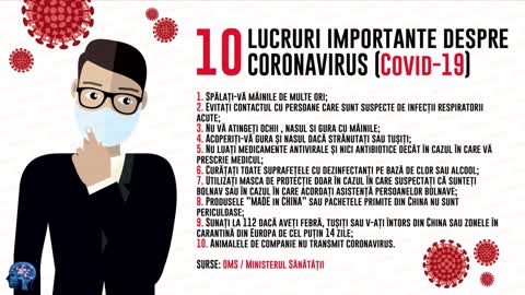 BREAKING NEWS! Primul caz de CORONAVIRUS confirmat în România