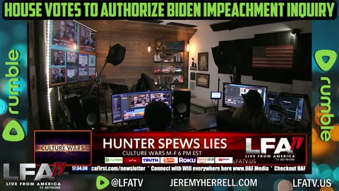 HOUSE VOTES TO AUTHORIZE BIDEN IMPEACHMENT INQUIRY!!