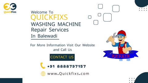 Get your Washing Machine Fixed in Balewadi