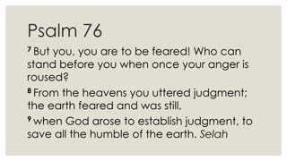 Psalm 76 Daily Devotion