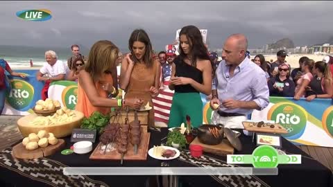 Supermodels Adriana Lima, Alessandra Ambrosio Share Top Brazilian Cuisine | TODAY