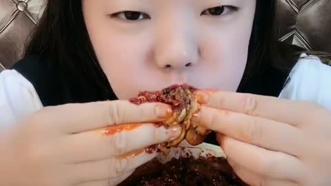 ASMR eating Spicy Seafood 🔥🔥🔥