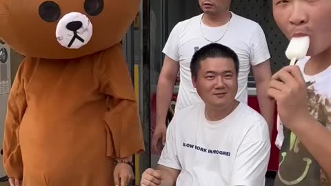 Cute and funny bear 😂😂 Try not to laugh challenge💪