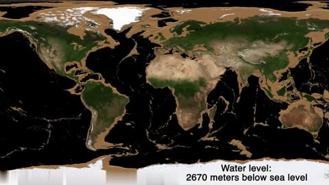 Draining Earth's oceans: Revealing the two-thirds of Earth's surface