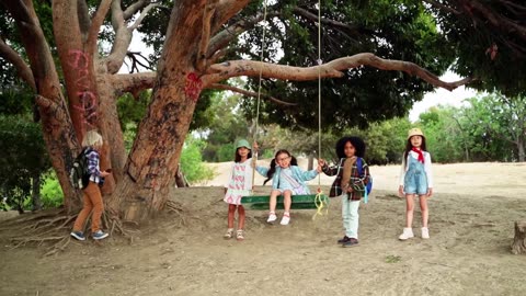 Children love in nature.