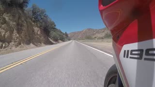 Ojai canyon part 3 Gyro cam Ducati panigale 1199 tri-color 6/4/2016