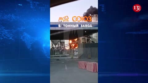 Drone attack on fuel tank in Sochi city of Russia - Explosion and fire occurred