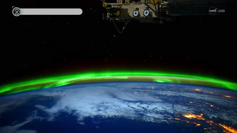 Stunning Aurora Borealis from Space in Ultra-High Definition (4K)