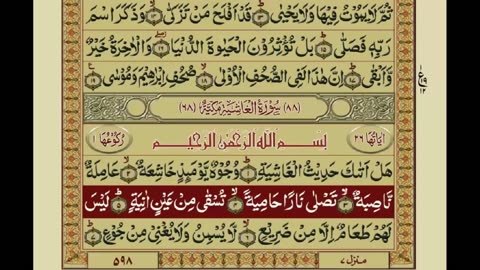 Surat Ul Ghashiya With Urdu Translation | Voice of islam | Voice of Quran @salsabeelquran