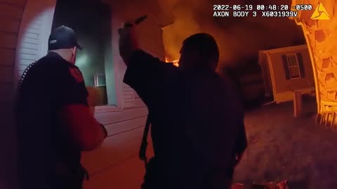 VIDEO: Heart-stopping moment 3-year-old is saved from house fire