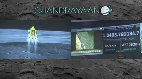 Chandrayaan3 lands successfully on near the south pole of the moon