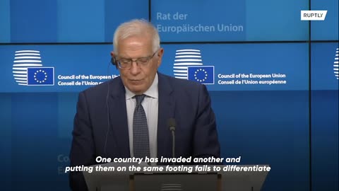 Neutrality in Ukrainian conflict is 'false concept'- EU’s Borrell following Foreign Affairs