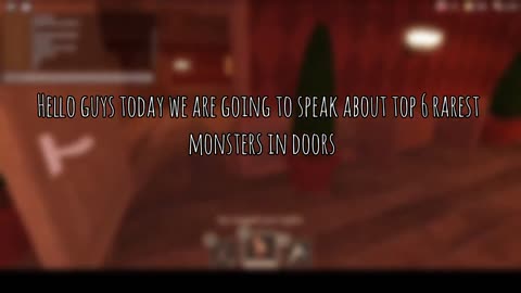 TOP 6 RAREST MONSTERS IN DOORS