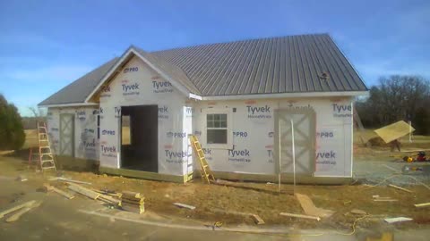 How to build a barn start to finish in under two minutes - watch this time lapse video.