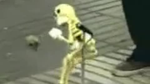 dancing skull