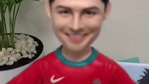 Ronaldo face making for clay