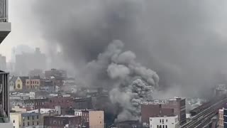 HUGE Fire Breaks Out In Brooklyn