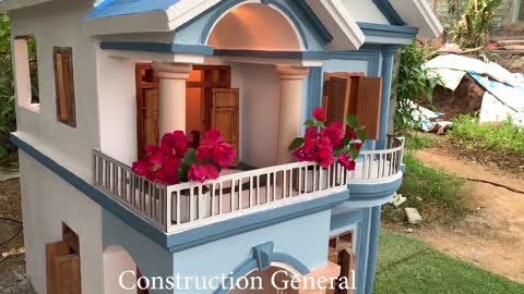 Design A beautiful Two-Storey Small House.