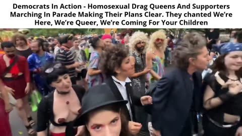 Drag Queen Parade - We're here, we're queer, we're coming for your children