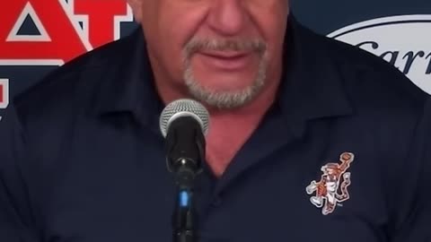 Auburn head basketball coach Bruce Pearl goes on a fiery rant defending Chad Baker-Mazara