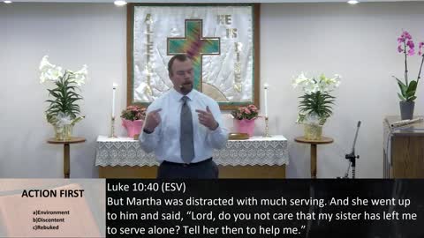 Luke 10:38-42 Action and Relationship