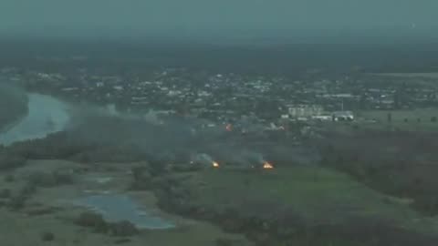 Czech MLRS RM-70 Vampire hitting the positions of the Russians in the Kherson region.