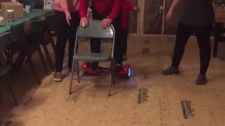 88-Year-Old Great Grandma Rides a Hoverboard