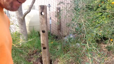 Entry Gate (part 7) Split Rail Fence