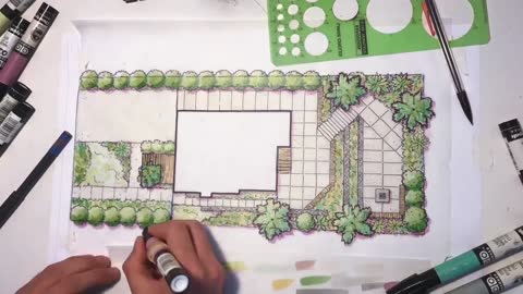 LANDSCAPE DESIGN RENDERING