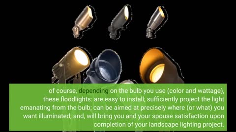 LED Spot Lights Outdoor Landscape Lighting 108 --Overview