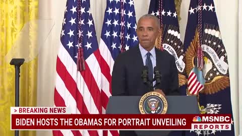 Barack Obama Thanks Biden For 'Faith In Our Democracy' At White House Portrait Unveiling