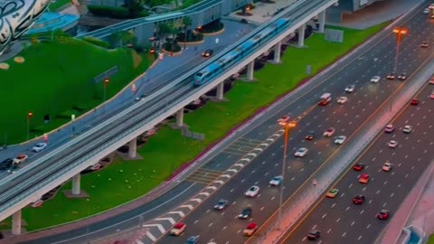 Beautiful Dubai, Sheikh Zayed Road.