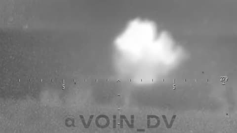 Soldiers of the [V]group fired an ATGM to cover a group of enemy infantry