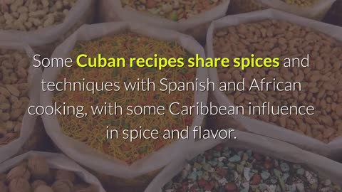 Cuban Food - Origins