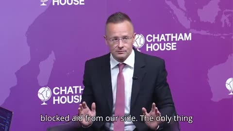 MINBUZA HUNGARY, PÉTER SZIJJÁRTÓ, EXPLAINS THE IMMENSE HYPOCRISY OF THE SANCTIONS AGAINST RUSSIA