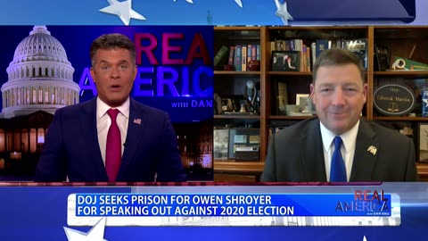 REAL AMERICA -- Dan Ball W/ Ed Martin, J6 Defendant To Be Charged For Speech