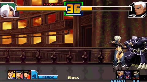 Tips vs Bosses Angel vs Real Zero KOF 2001