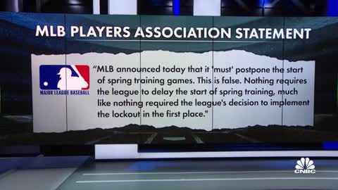 Spring training games delayed till March 5th, at the earliest- NEWS OF WORLD