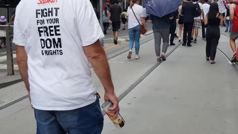 Melbourne March to Parliament House 16 04 2022