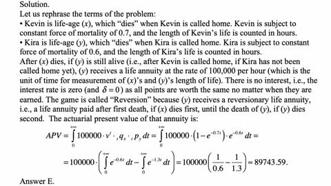 Exam LTAM exercise for August 11, 2021