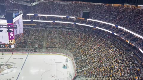 “Fire Canada” chant has broken out at the Penguins opening night game