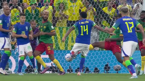 Dramatic late winner! Cameroon v Brazil FIFA World Cup Qatar 2022