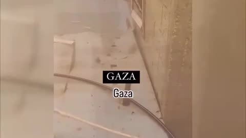 The horrific moment Israeli forces bombed a house in Gaza