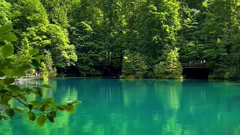 Wonderful lake.. - - - - - - - - 📍Blausee🇨🇭