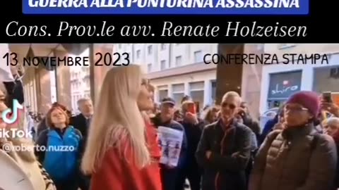 PUNTURINA ASSASSINA - Cons. Prov.le avv. Renate Holzeisen: <<Il capo dello Stato, Draghi e Parlamento HANNO INGANNATO il popolo italiano>>