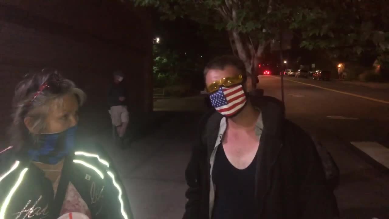 Raw Footage: Portland Riot Day 76 - People Show Police Appreciation ...