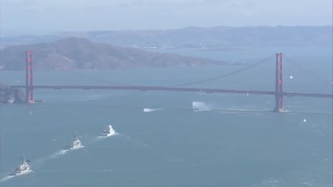 WATCH: Parade of Ships for San Francisco Fleet Week