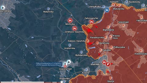 Ukraine Russian War, Rybar Map, events and analysis for March 11-12, 2023