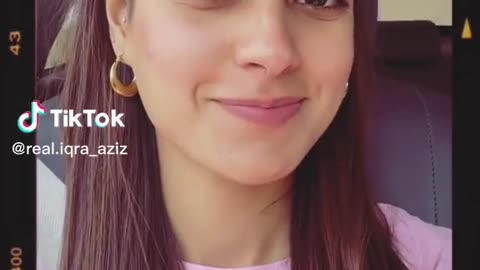 darama actar iqra aziz new tiktok video